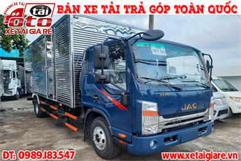 Xe Tải JAC N650 Plus 6T5 Thùng Dài 6m2 | Xe Tải JAC N650 Thùng Kín Máy Cummins